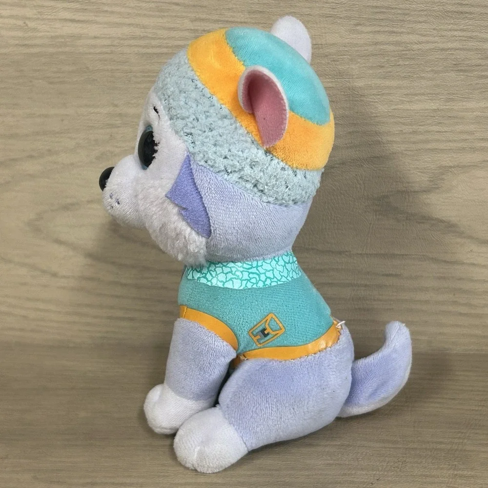 TY Beanie Boos Paw Patrol EVEREST Husky Dog Plush Animal Glitter Eyes 6 inches